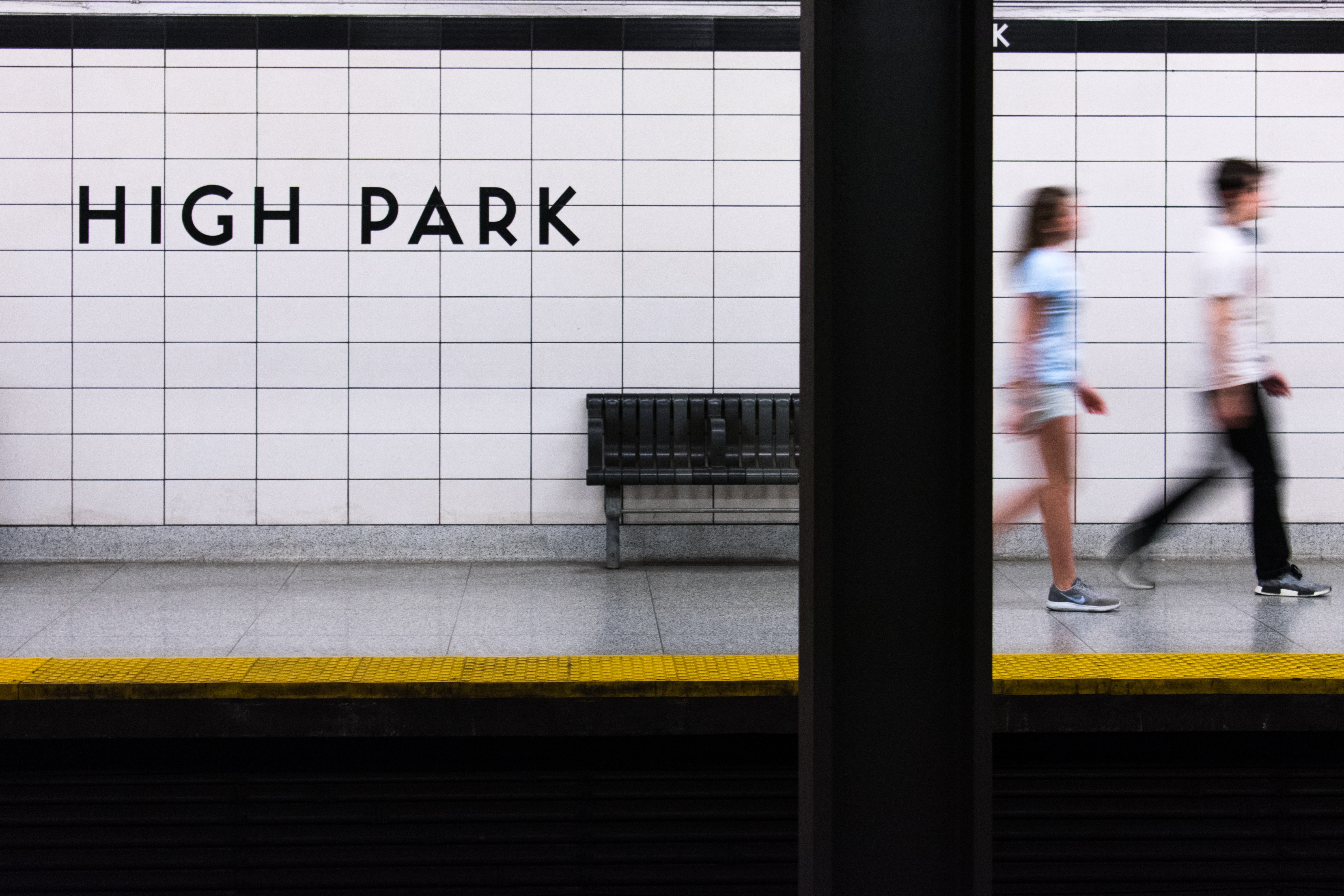 Subway station "High Park" in Toronto